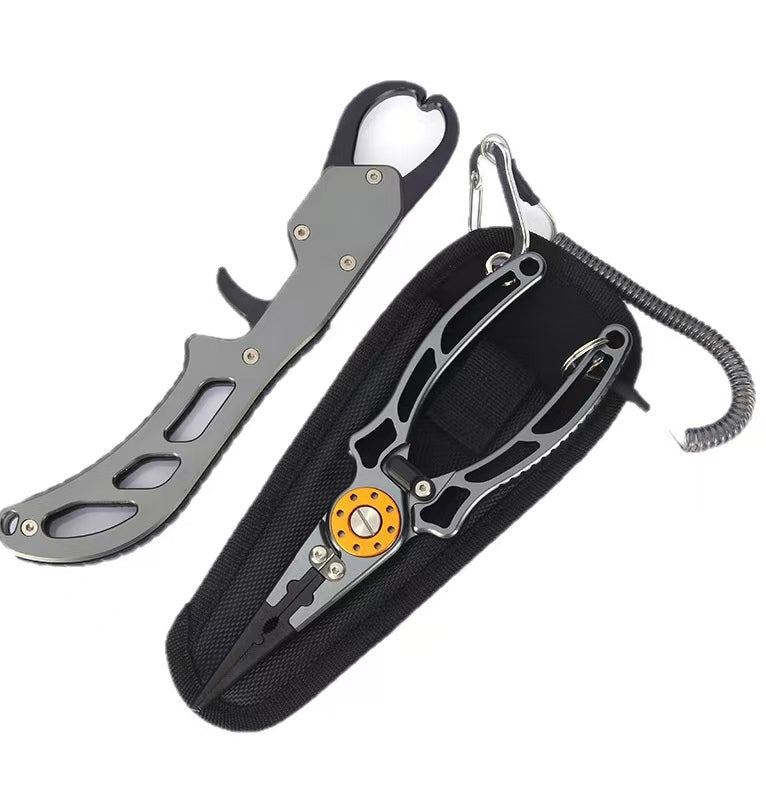 Aluminum Alloy Fishing Pliers & Lip Grip Set